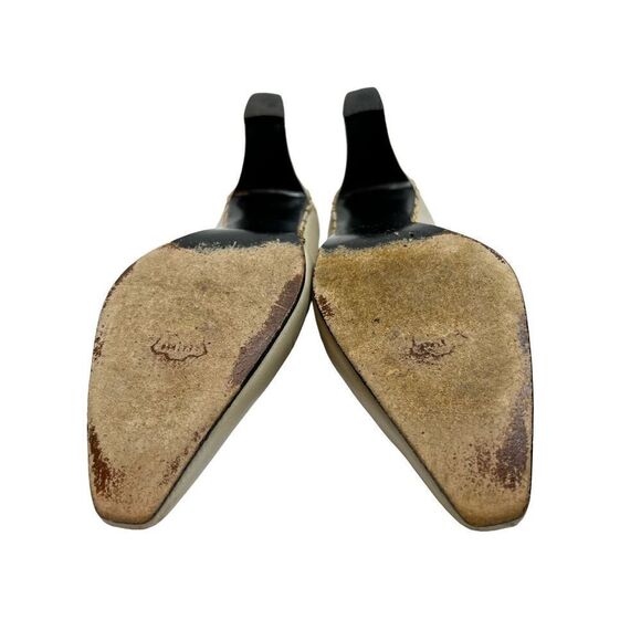 Stuart Weitzman vintage pearl quasar patent pumps size 8.5 - Picture 12 of 16